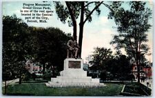 Postcard - Pingree Monument, Grand Circus Park - Detroit, Michigan picture
