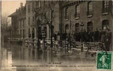CPA PARIS Hopital Boucicaut rue de la Covenion FLOODS 1910 (605260) picture