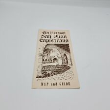 Old Mission San Juan Capistrano Map and Guide Vacation Brochure picture