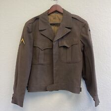 WW2 US ARMY ENLISTED EM WOOL DRESS UNIFORM IKE JACKET 1ST 94TH  INFANTRY DIV picture