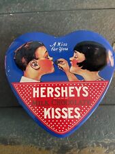 1992 Hershey’s Kisses “A Kiss for You” Heart-shaped Collectible Tin picture
