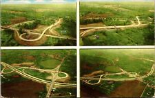 Aerial views of Ohio's $326,000,000 Turnpike OHIO TURNPIKE POSTCARD D11 picture