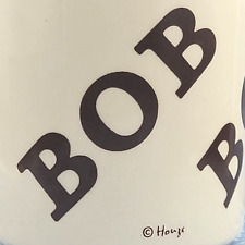 BOB Houze Vintage 1970’s Diner Mug Coffee Cup USA Robert Bobby Gift Male Father picture