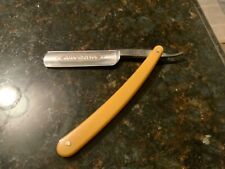 Vintage Dovo Astrale 3/4 Razor Stainless Steel ~Gold Etching Solingen Germany picture