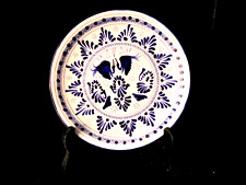 HERNANDEZ Pue Mexico Wall Folk Art Talavera Pottery Plate 8