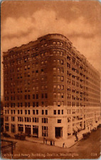 Vintage Postcard 1912 White & Henry Building Seattle WA Washington picture