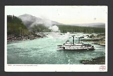 Cascades Columbia River Steam Ship Salem OR 1913 Postcard Stamp 1 Cnt Washington picture