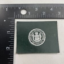 c 1910s Tobacco Green Leather GREAT SEAL STATE OF DELAWARE Premium 28Y8 picture