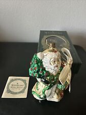 Waterford Holiday Heirlooms Christmas Eve Santa Handmade Ornament Retired 121622 picture