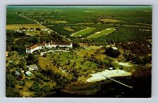 Sebring FL-Florida, Aerial Kenilworth Lodge, Advertising Vintage Postcard picture
