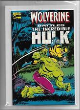 WOLVERINE BATTLES THE INCREDIBLE HULK #180-181 1986 NEAR MINT- 9.2 4573 picture