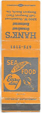 HANK'S SEA FOOD, NEWPORT BEACH CA, COVER picture