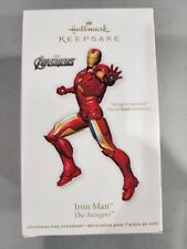 2012 Hallmark Keepsake Ornament Iron Man The Avengers Includes Base New picture