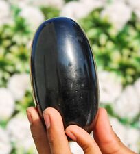 Small 105MM Black Obsidian Stone Crystal Healing Meditation  Reiki Chakra Lingam picture