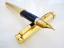 Vintage Classic Engraved Wave Patterns Metallic Fountain Pen - Lucky 324 picture