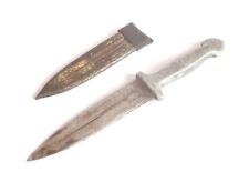 💥 antique gamblers, garter prostitute DAGGER small dirk boot knife with sheath' picture