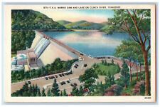 c1940's Norris Dam and Lake on Clinch River Tennessee TN Vintage Postcard picture