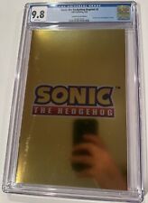 Sonic The Hedgehog #1 9.8 CGC IDW Publishing 2024 C2E2 Gold Logo Foil LTD. 500 picture
