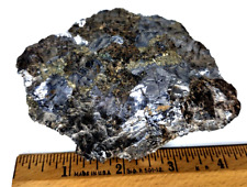 Galenta w Pyrite Veins Collector's Mineral Rock 4.5