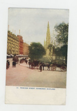 Vintage Postcard  INTERNATIONAL  PRINCESS STREET, EDINBURGH, SCOTLAND   UNPOSTED picture