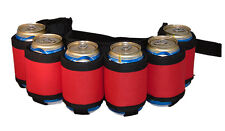 Beer Belt | Red Neck Beer Holster | Beverage Belt | Holds 6 Beers | Red picture