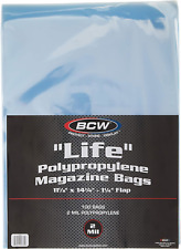 BCW LIFE' Magazine Bags 100 bags 11-1/8' x 14-1/4' + 1-1/4 picture