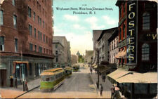 Postcard Weybosset Street West from Dorrance Street Providence R.I. Posted 1908 picture