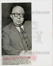 1962 Press Photo Russian representative to United Nations Evgeni Kiselev picture