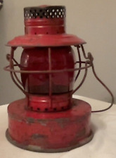 Antique Oil Rail Road Lantern. Handland St. Louis. Consolidated & Son NY picture
