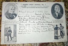 RARE POSTCARD PENNY POST SERIES NO 1.  POSTMARKED ANERNLY LONDON  U. K. 1903. picture