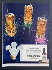 Print Ad 1946 Three Feathers Whiskey 14