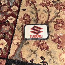 Vintage 70s Rare Suzuki Patch Black S Red Outline  Only One On eBay picture