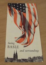 1940's WWII Era Switzerland TRAVEL Brochure~