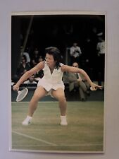 1975 Panini S.T.I.G. Superstars 4x6 Sticker (RARE) #73 Billie Jean King picture