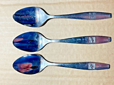 3 Western Airlines Spoons Silverware Flatware Utensil Made by 3 Different Co's picture
