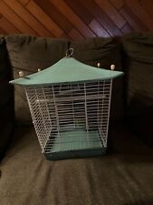 Vintage mid century bird cage all metal picture