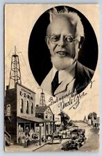 Uncle Ezra Radio Station E R Z A Personality Alka Seltzer Advertising Postcard picture