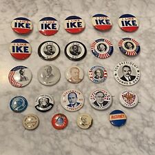 Lot of 24 Vintage REPRODUCTION Political Buttons Pins Presidential picture