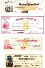 Group of 10 Different Checks with Revenues - Check - Checks with Revenue Stamps picture