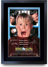 Home Alone Macaulay Culkin A3 Framed Signed Autograph Picture for Movie Fans picture