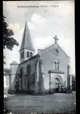 LUTHENAY-UXELOUP (58) MASS / animated church outing early 1900 picture