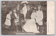 Postcard President Theodore Roosevelt and Family Undivided Back picture