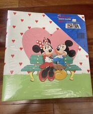 Vintage Mickey & Minnie mouse photo album 3 ring binder NEW Fits 3.5x5 Inch Pics picture