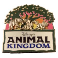 2008 Disney Animal Kingdom Elephant Dragon Dinosaur Travel Souvenir Pin picture