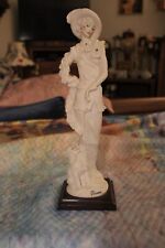 Giuseppe Armani White Porcelain Lady with Poodle Figurine from 1987--Signed picture