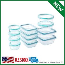 Snapware Total Solution 24-Pc Glass Food Storage Container Meal Prep Set with Pl picture