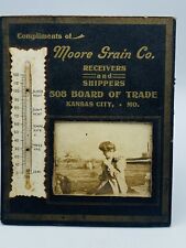 Antique 1906 Photo Moore Grain Co. Kansas City Desktop Advertising Calendar picture