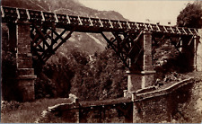 France, St Sauveur, le Pont de Scia vintage print, vintage print, shot picture