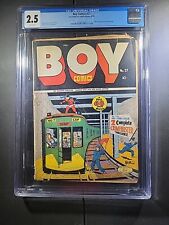1946 BOY COMICS - Charles Biro & Dick Briefer - Lev Gleason - CGC 2.5 picture