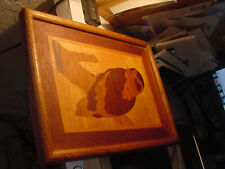 Patricia Macedonia Yukon Collection Alaskan Marquetry Eagle Wood Inlay Wall Art picture